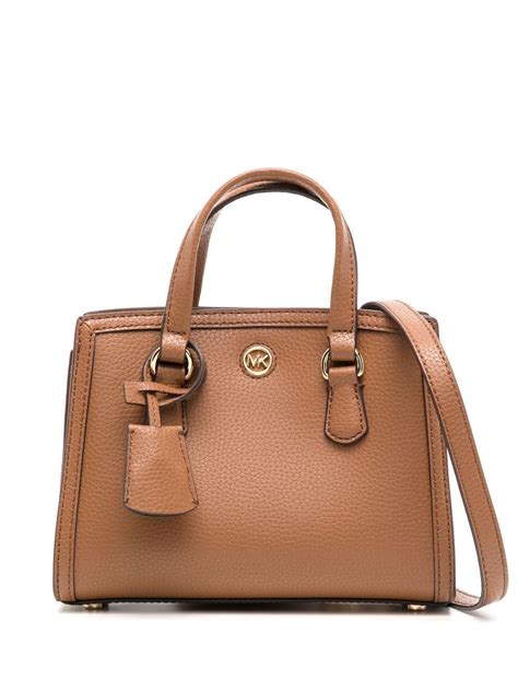 michael kors crossbody textile white and brown|michael kors extra small crossbody.